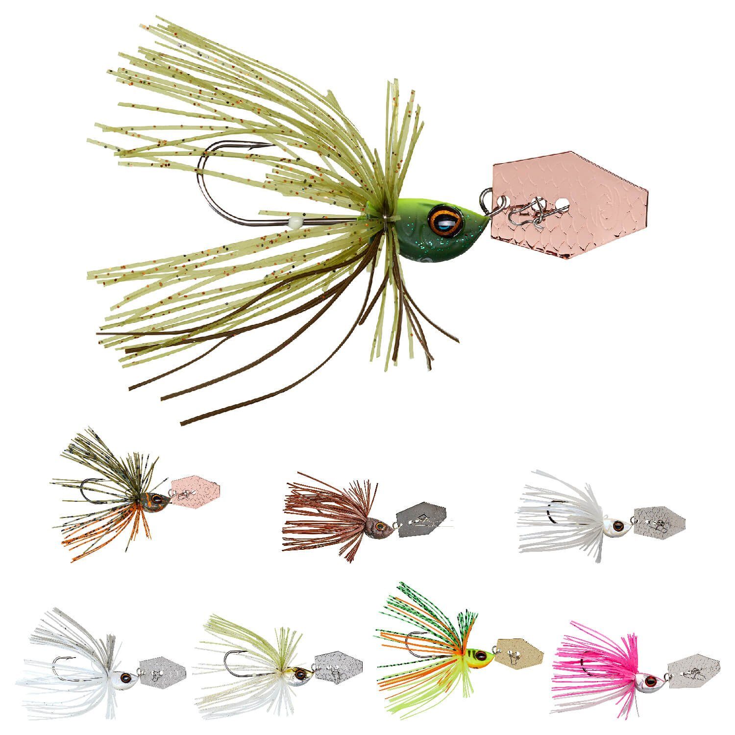 Illex Kunstköder Illex Crazy Crusher Jr. Chatter bait 7g, (1-St)