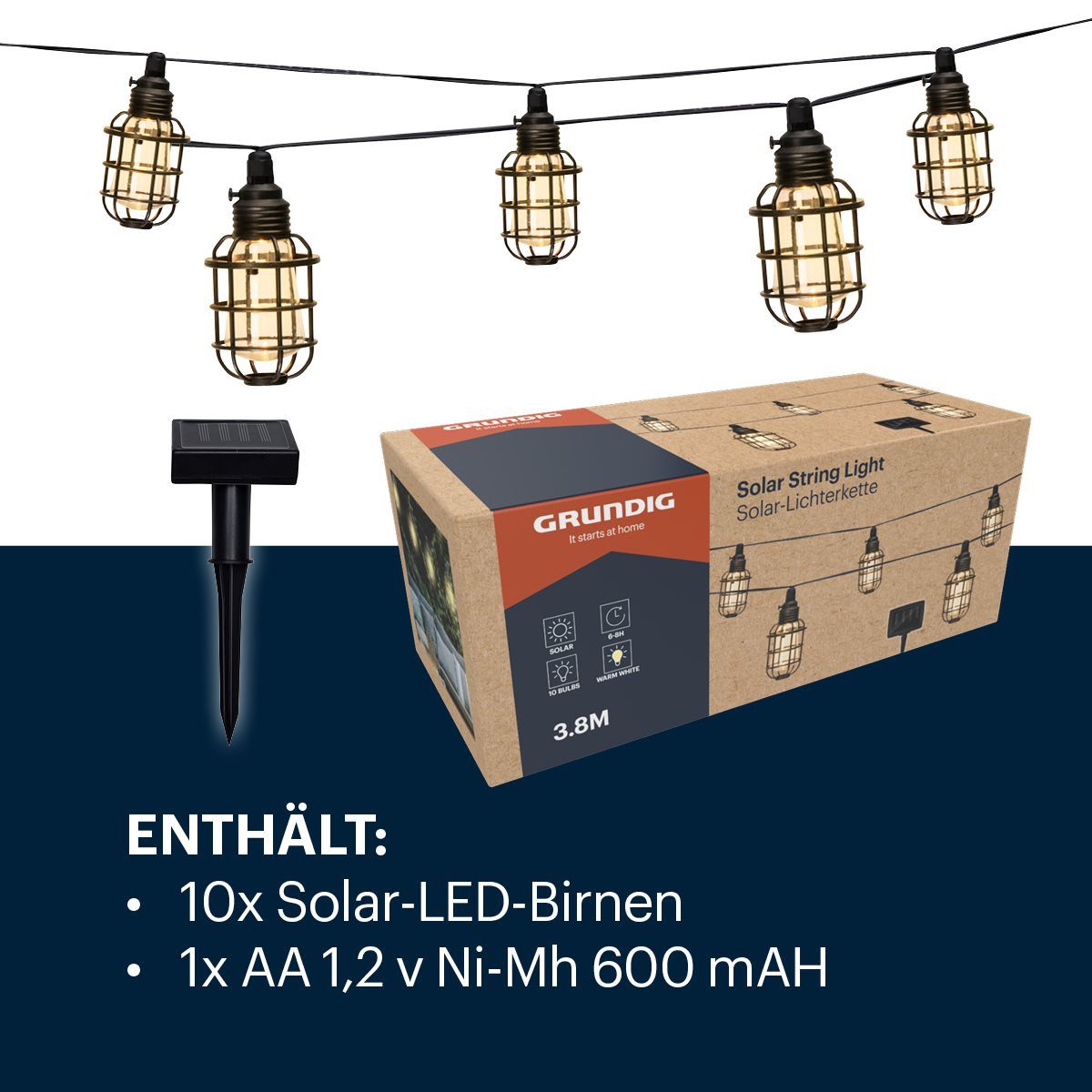 Grundig Lichterkette Grundig Solar Lichterkette