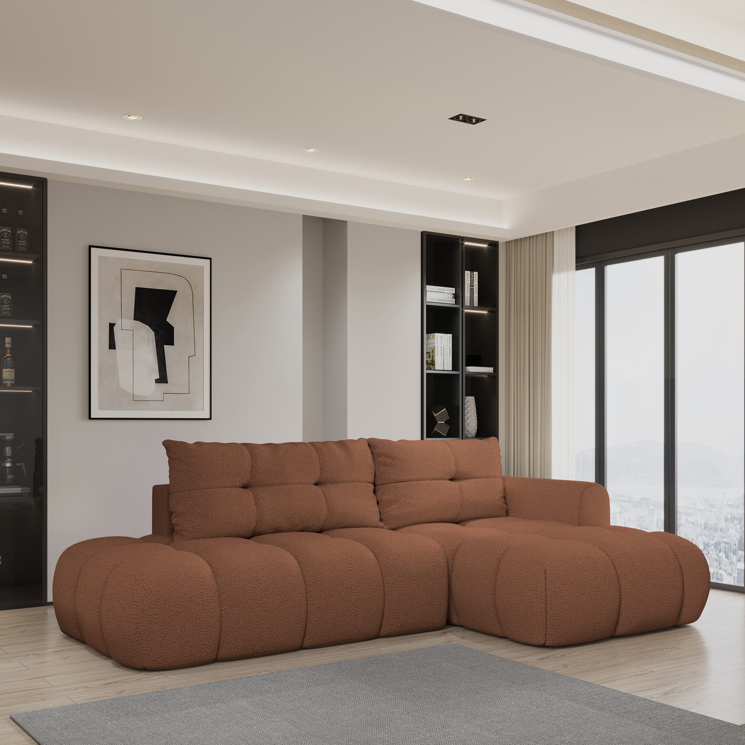 Masseno Ecksofa FLUMA mit Schlaffunktion L-Form, günstig online kaufen