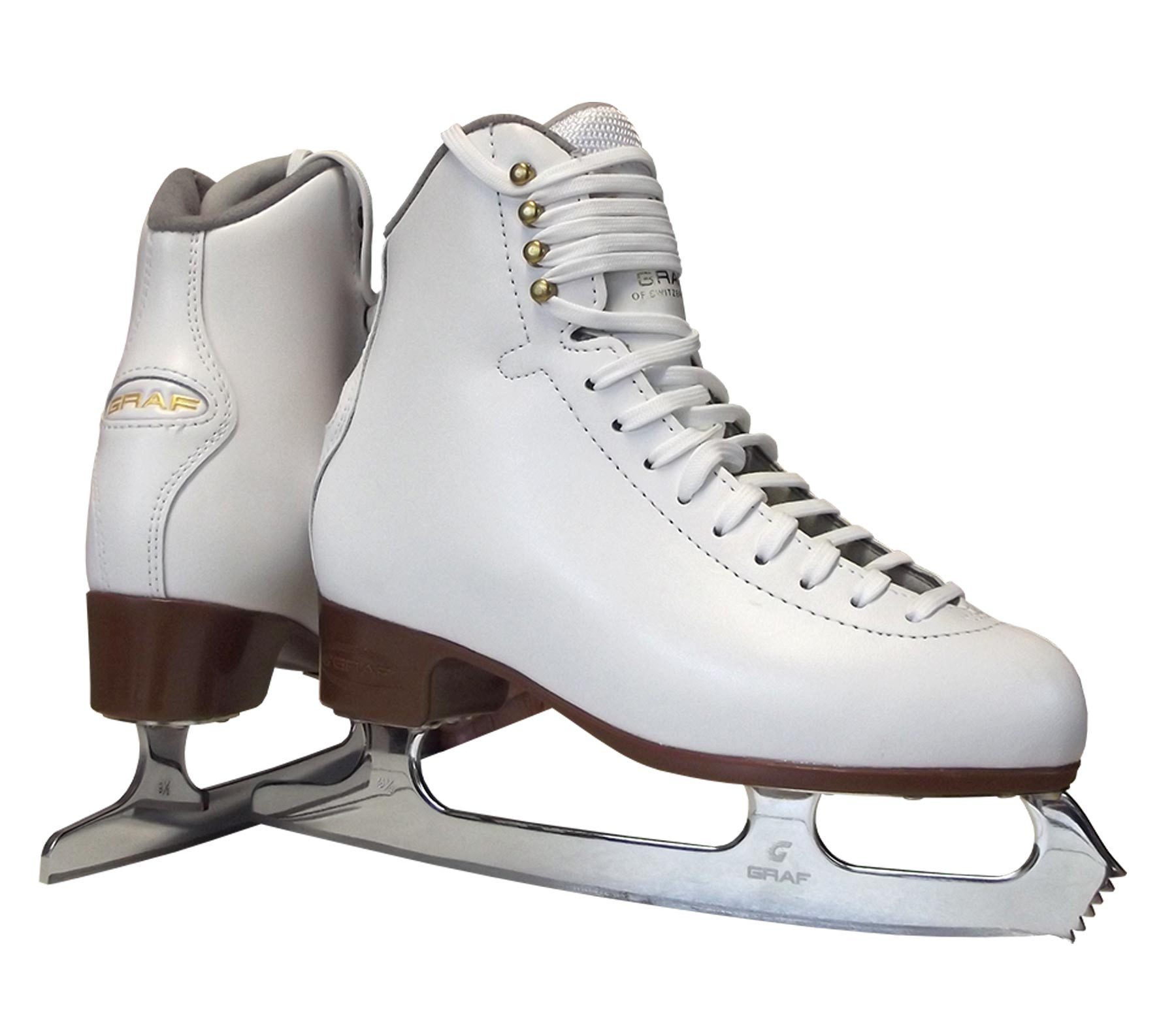 Graf Schlittschuhe Schlittschuhe Graf Eiskunstlauf Arosa Gold Senior