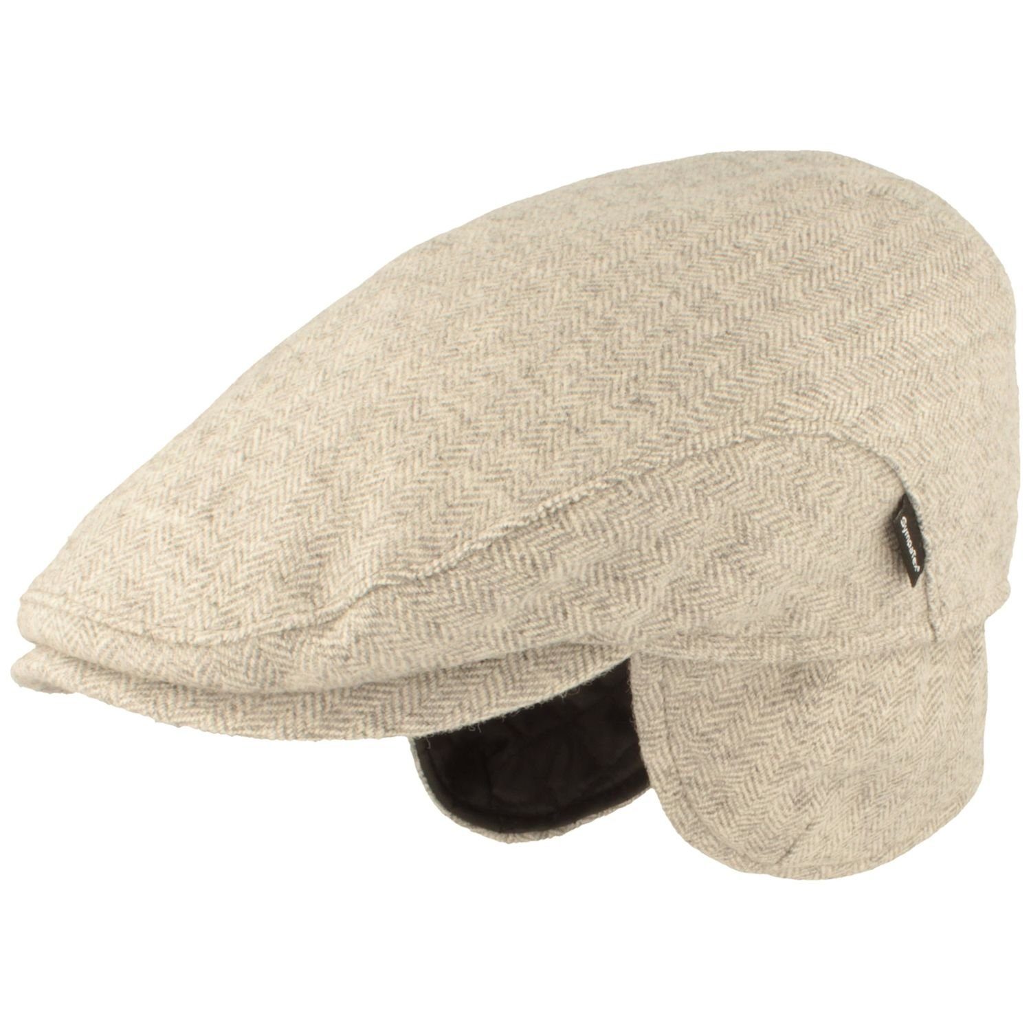 Breiter Schiebermütze aus Bavaria-Loden-Wolle mit Ohrenschutz günstig online kaufen
