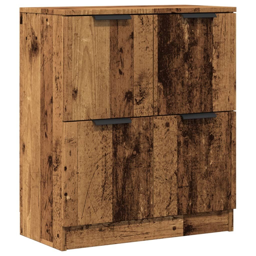 vidaXL Sideboard NA Sideboard Anrichte Schrank Lowboard Altholz-Optik 60x30x70 cm Spanp