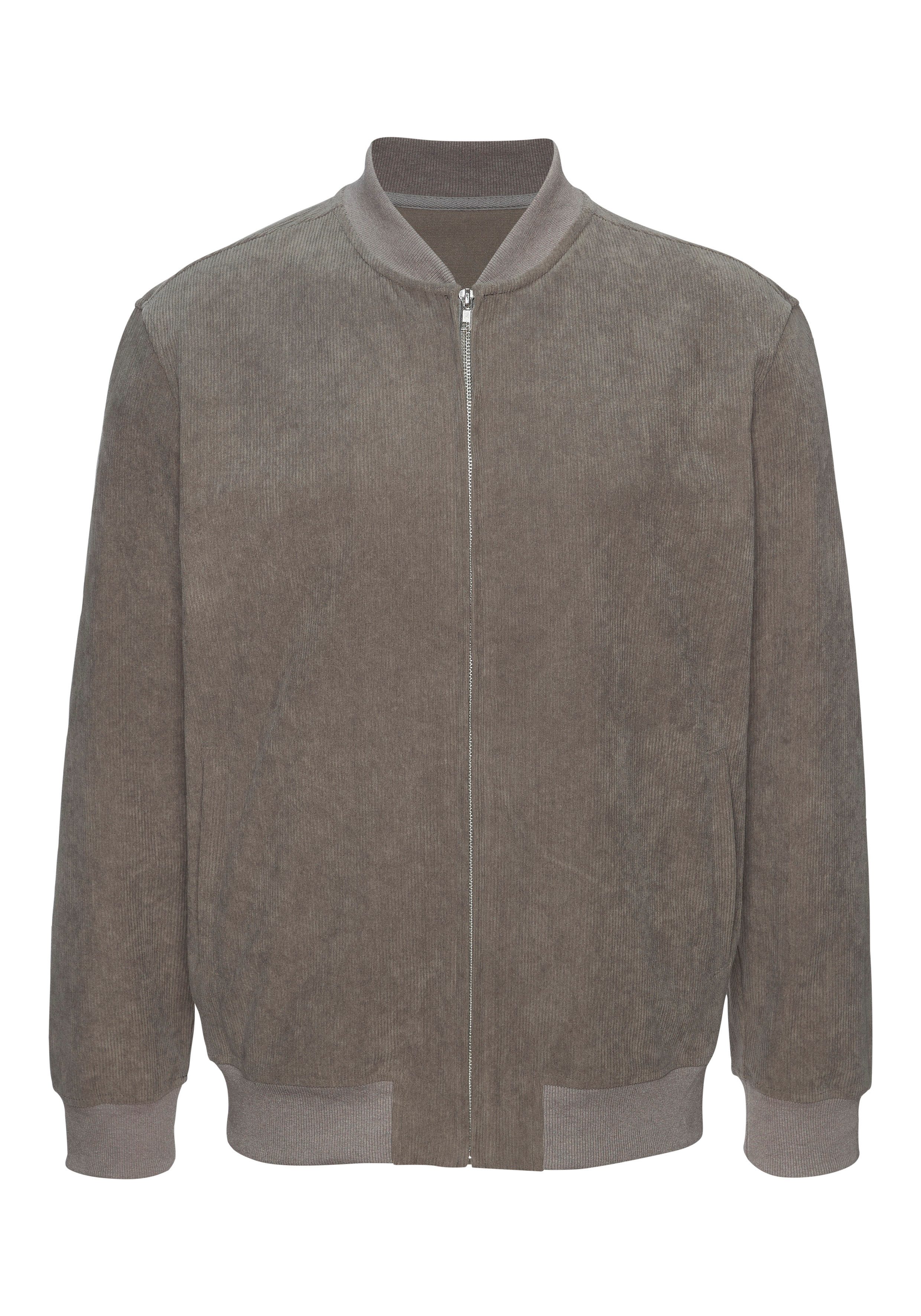 H.I.S Cordjacke - Blouson mit Reißverschluss, Pilotenjacke / Übergangsjacke aus Cord, regular fit. € 69,99