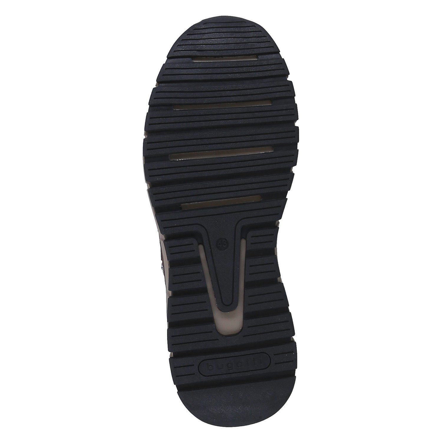 bugatti AOS 2025 (Schriftzug,Reissverschluss) braun Herren Sneaker günstig online kaufen