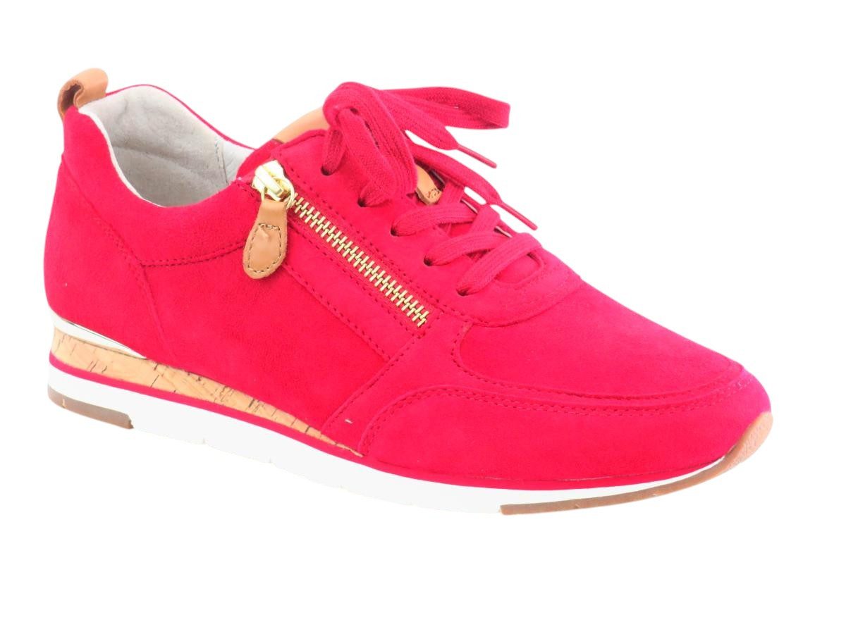 rubin/cognac Reißverschl. Sneaker