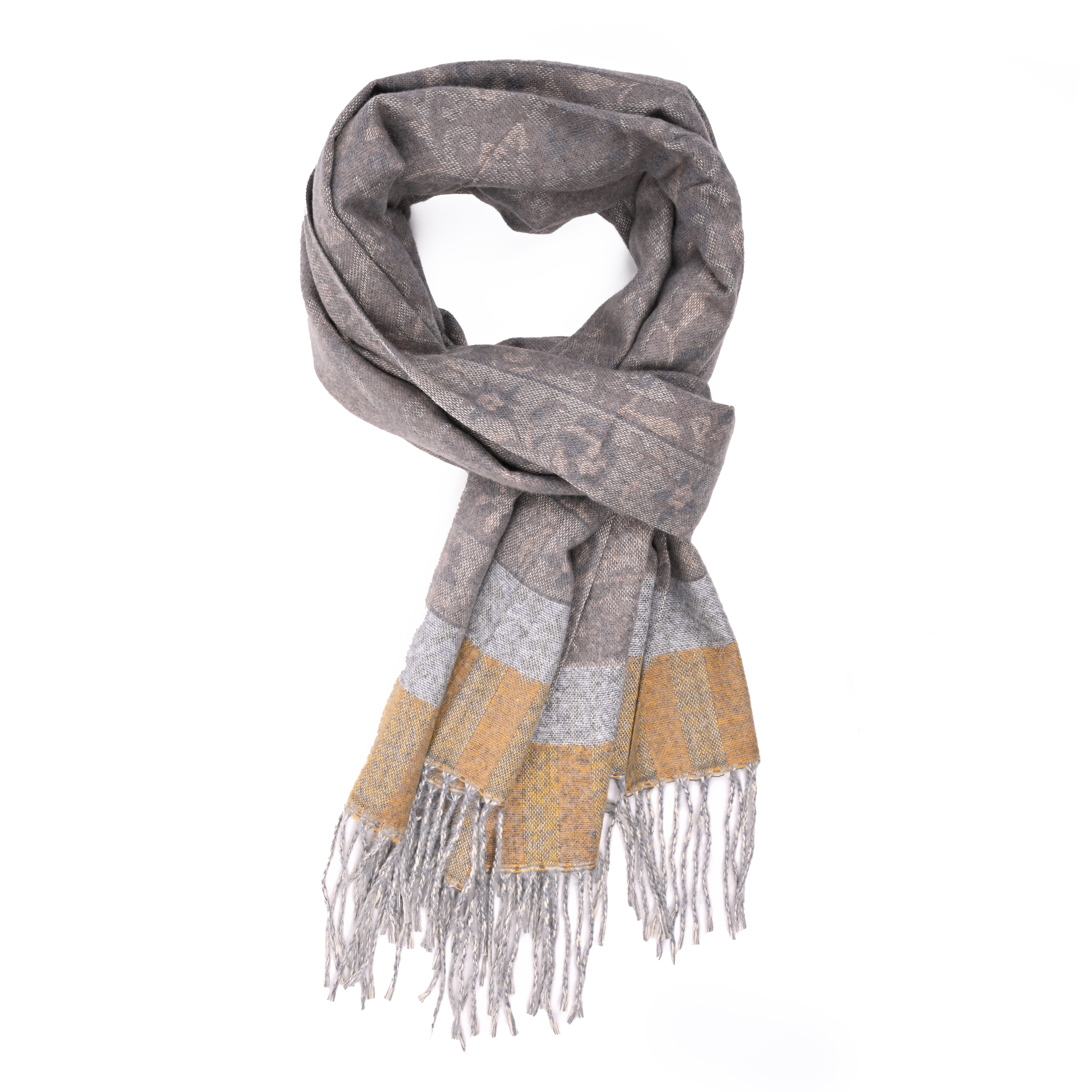 Modeschal Premium Unisex Schal mit Jacquard-Design