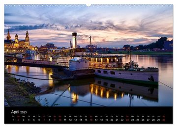 CALVENDO Wandkalender Dresden 2023 (Premium, hochwertiger DIN A2 Wandkalender 2023, Kunstdruck in Hochglanz)