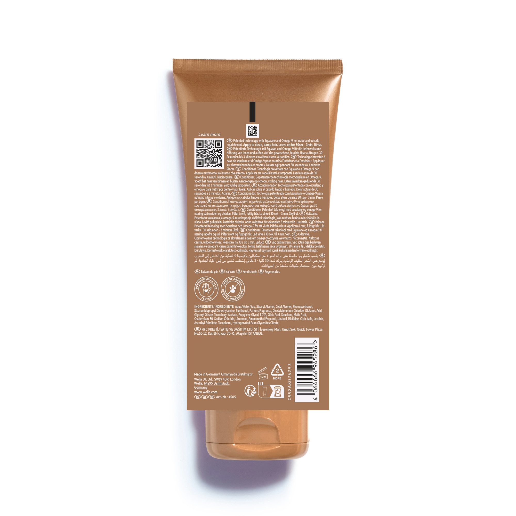 Wella Professionals Haarspülung Ultimate Smooth Conditioner, ultimativer Glanz, sorgt für weiches Haar, pflegend