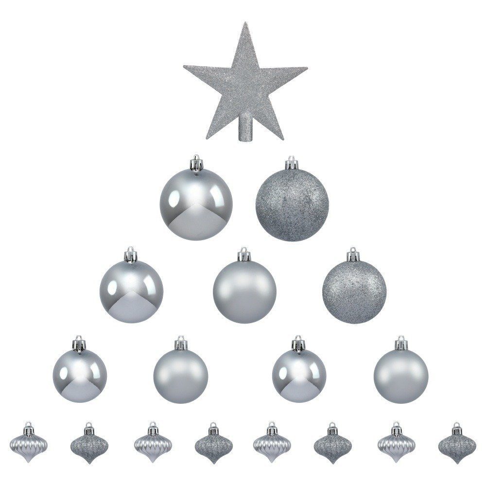 Fééric Lights & Christmas Weihnachtsbaumkugel (18 St) Silber