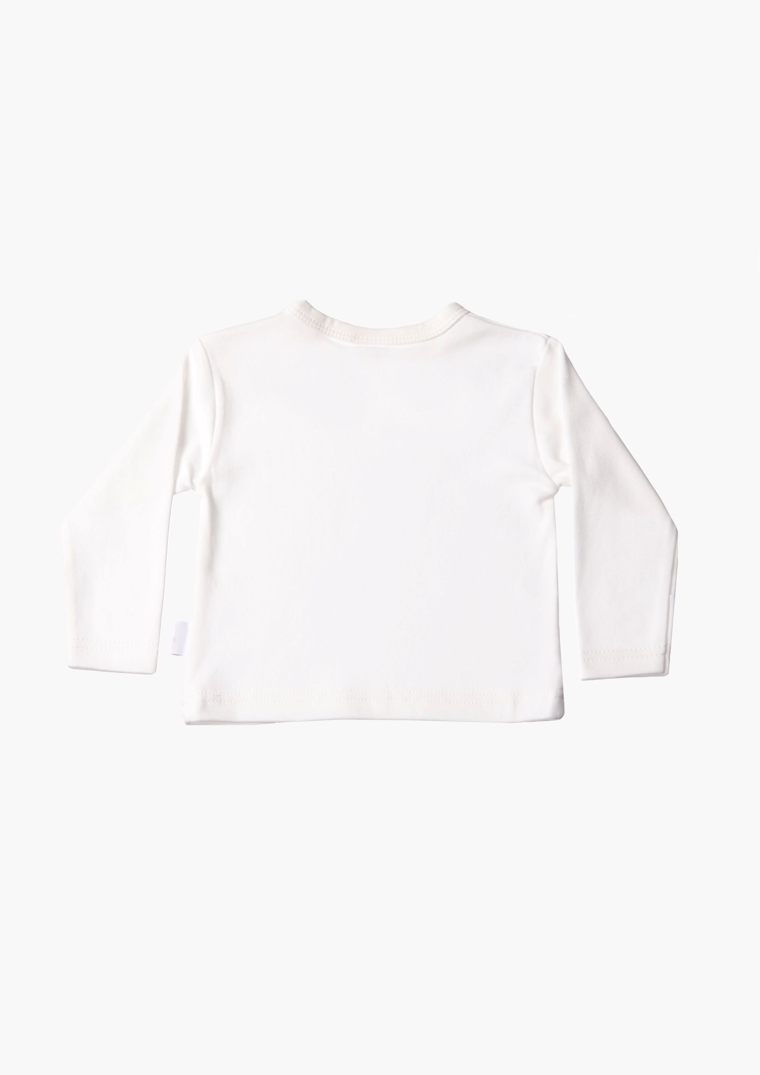 Liliput Langarmshirt nature mit Druckknöpfen auf der Schulter