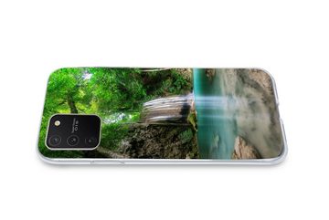MuchoWow Handyhülle Dschungel - Wasserfall - Pflanzen - Wasser - Natur, Phone Case, Handyhülle Samsung Galaxy S10 Lite, Silikon, Schutzhülle