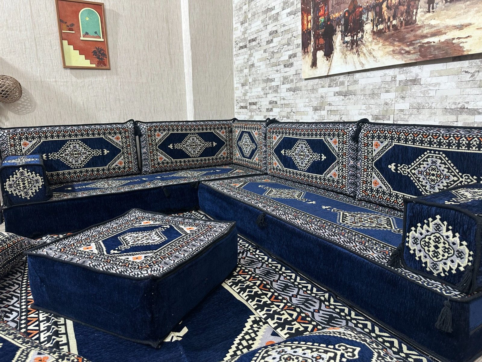 CaddeBuy Sofa Orientalisches Sitzecke Set, Kelim, Arabische Ecke Majlis, Si günstig online kaufen