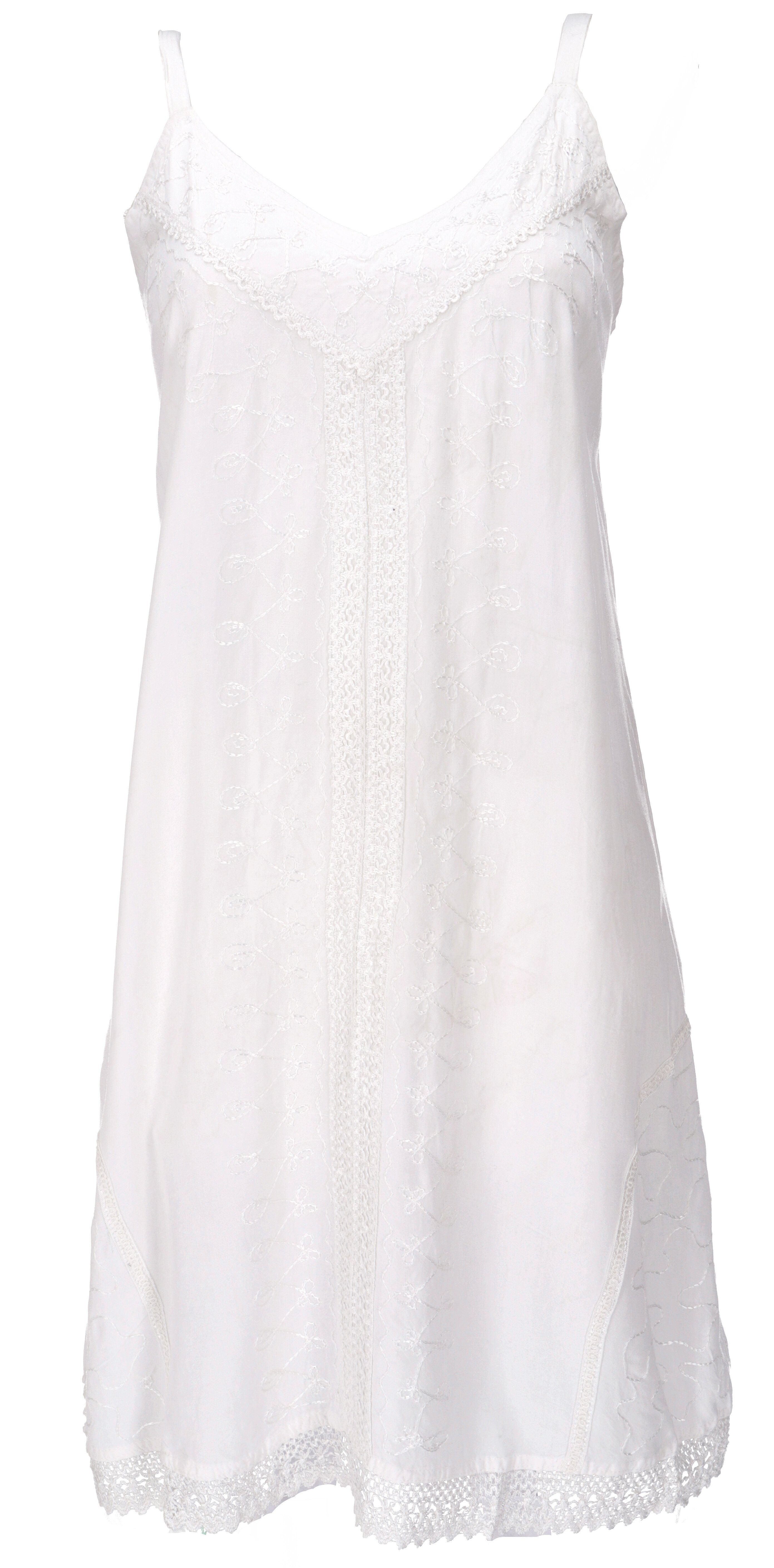 Guru-Shop Midikleid Besticktes indisches Boho Kleid, günstig online kaufen