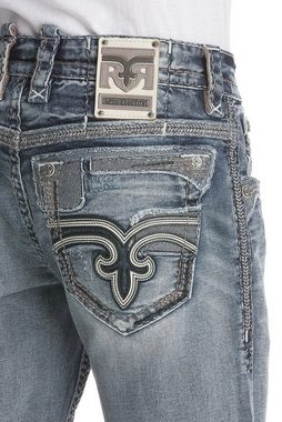 Rock Revival Straight-Jeans