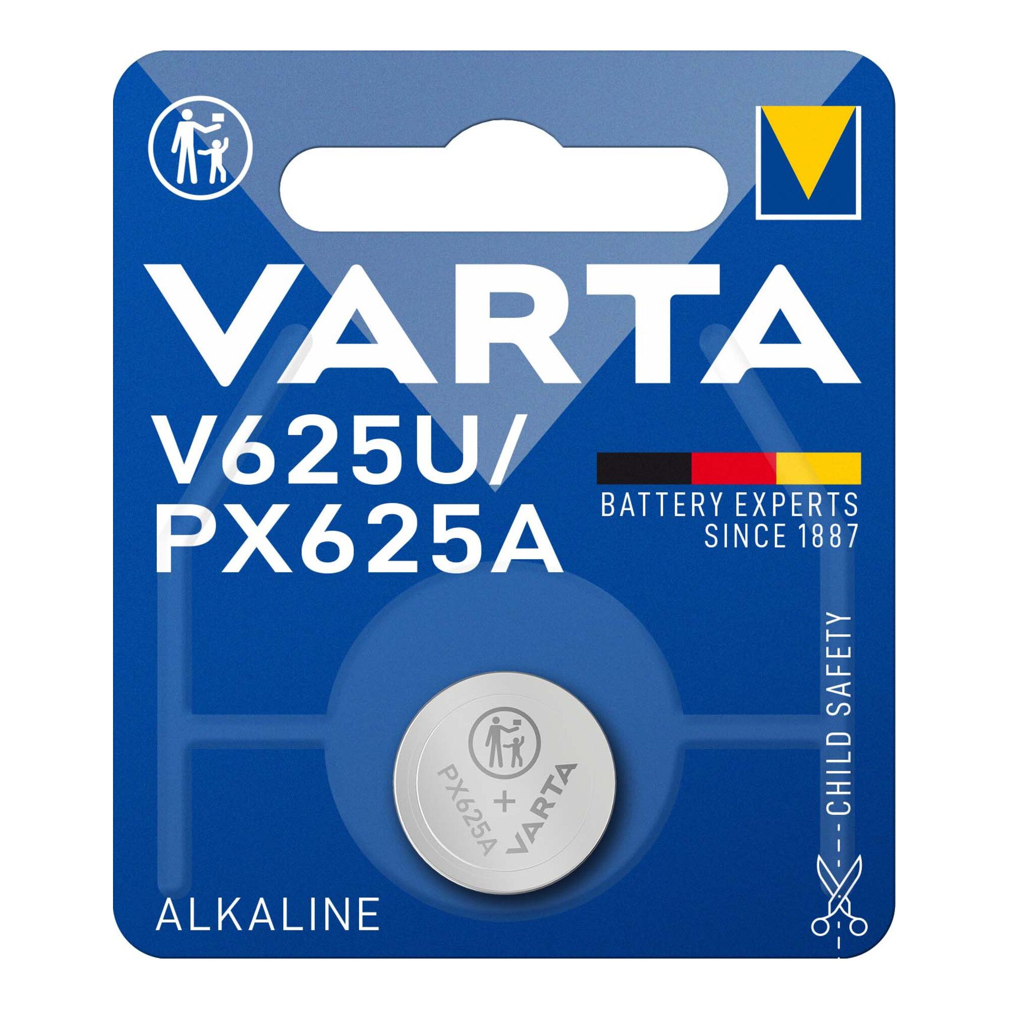 VARTA Varta Cons.Varta Batterie Electronics 1,5V/120mAh/Al-Mn V 625 U Bli.1 Batterie
