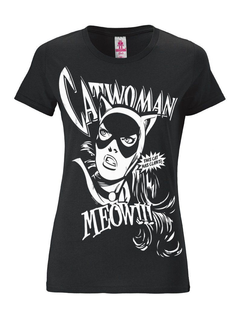 LOGOSHIRT T-Shirt Catwoman mit auffälligem Aufdruck
