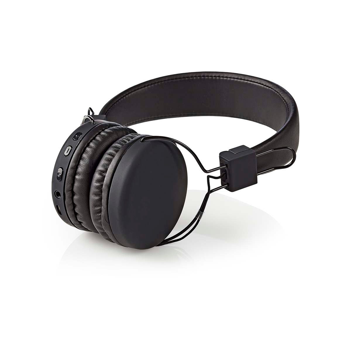 Nedis HPBT1100BK Over-Ear-Kopfhörer (Bluetooth, USB-C Ladefunktion, 15 h Laufzeit für flexible Nutzung, Bluetooth®, Bluetooth, USB-C Ladefunktion, 15 h Laufzeit für flexible Nutzung)