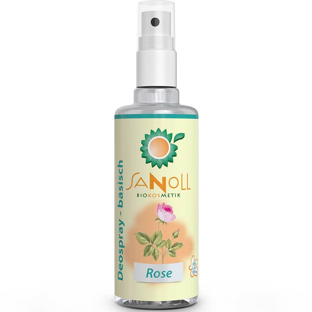 Sanoll Deo-Spray Deospray basisch Rose Neroli, 100 ml