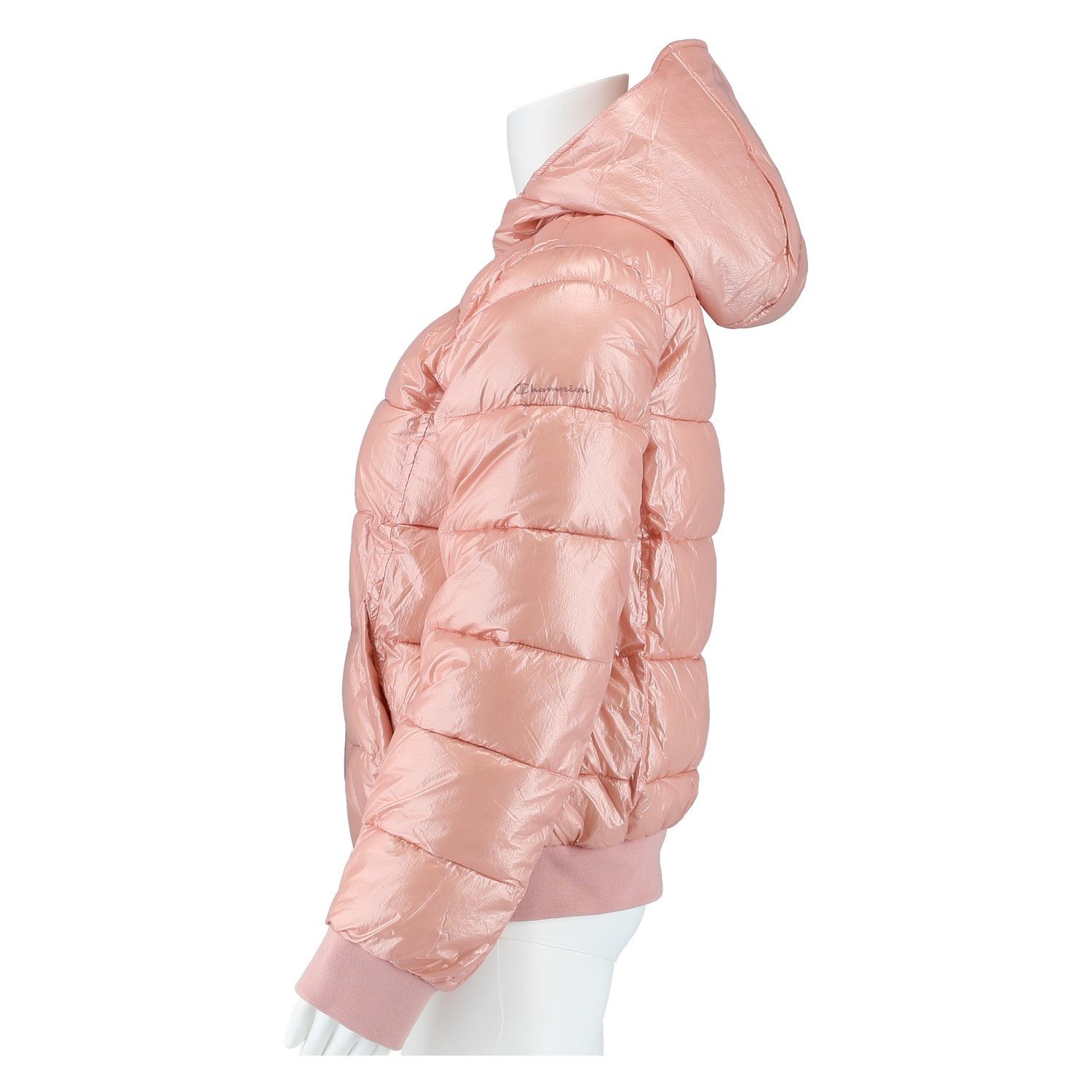 Champion Funktionsjacke Übergangsjacke mit Kapuze (Hooded) rosa Mädchen – Bild 3 von 3
