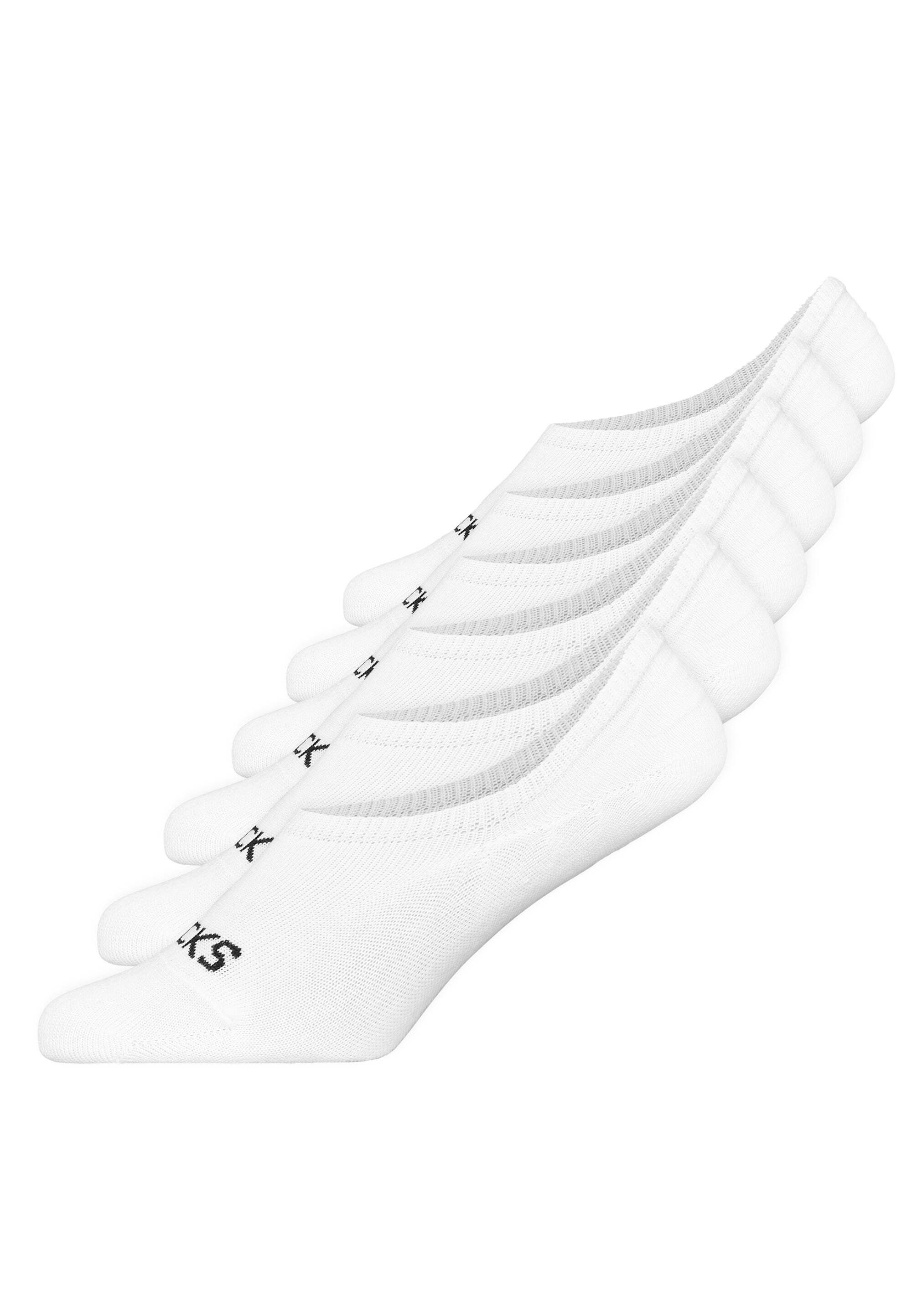 SNOCKS Füßlinge Sneakersocken (6-Paar) mit SNOCKS Logo auf den Zehen