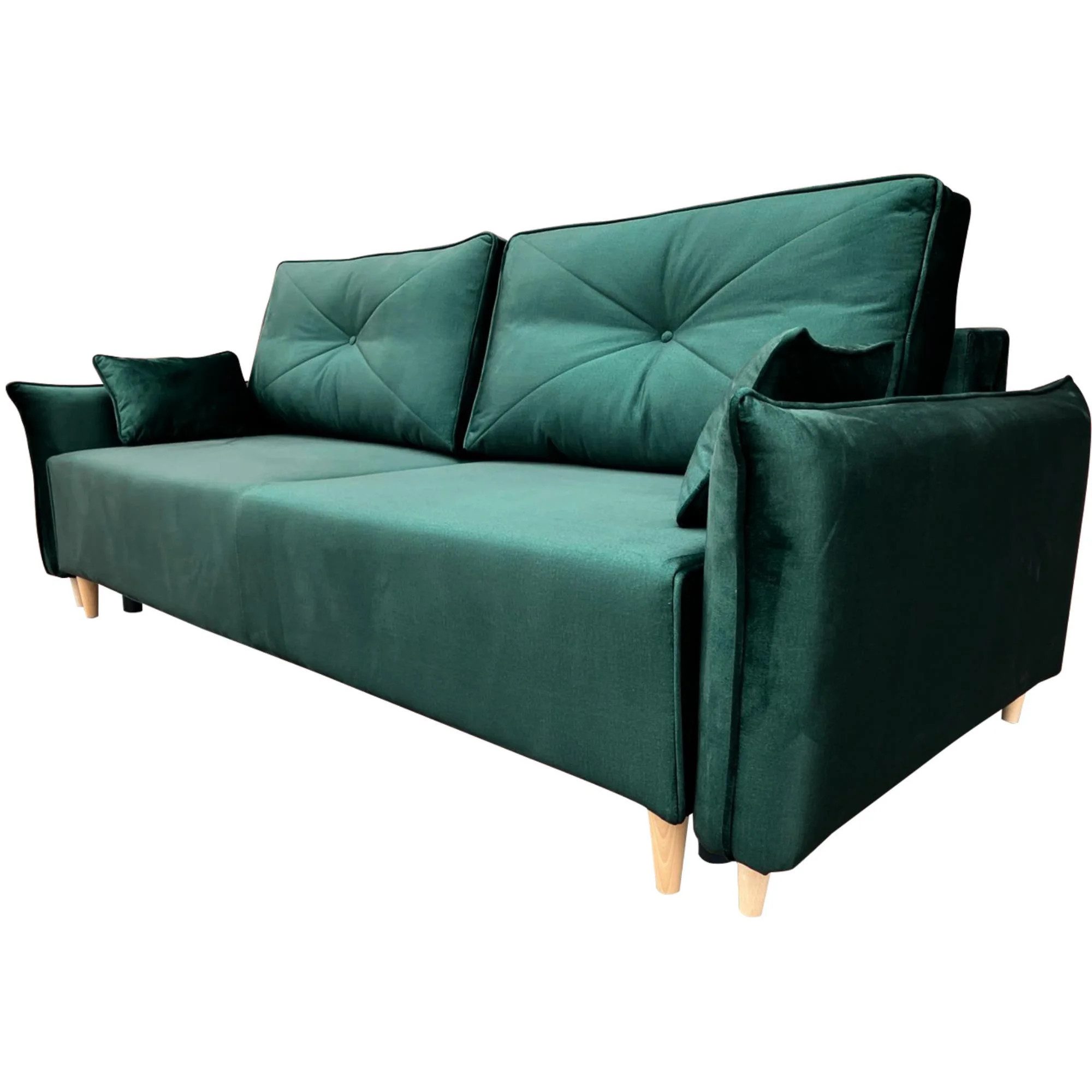 Beautysofa Sofa Modernes stilvolles bequemes Sofa mit großem Schlafbereich MONACO II, B:235/H:96/T:99cm