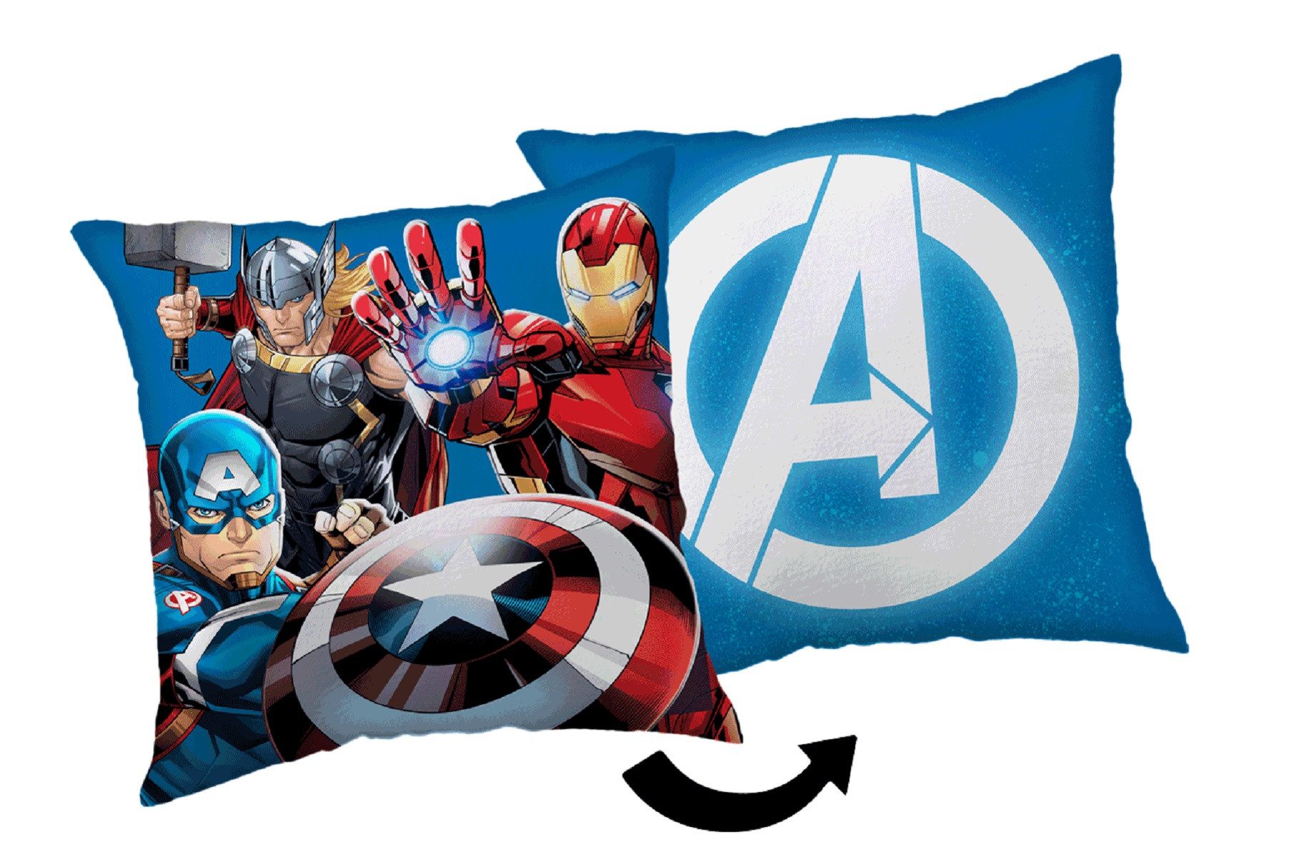 The AVENGERS Dekokissen Kopfkissen (1 Stück) Premium Dekokissen mit beidseitigem Digitaldruck