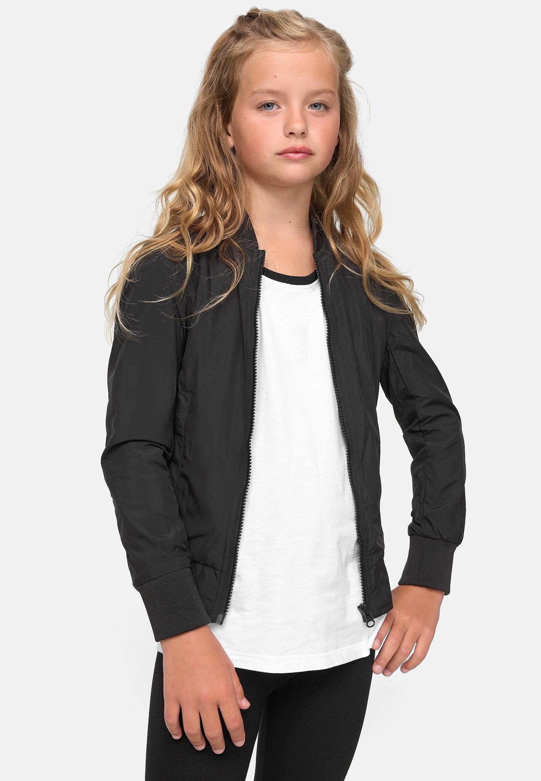 CLASSICS Girls Bomber (1-St) Damen URBAN Jacket Light black Sommerjacke