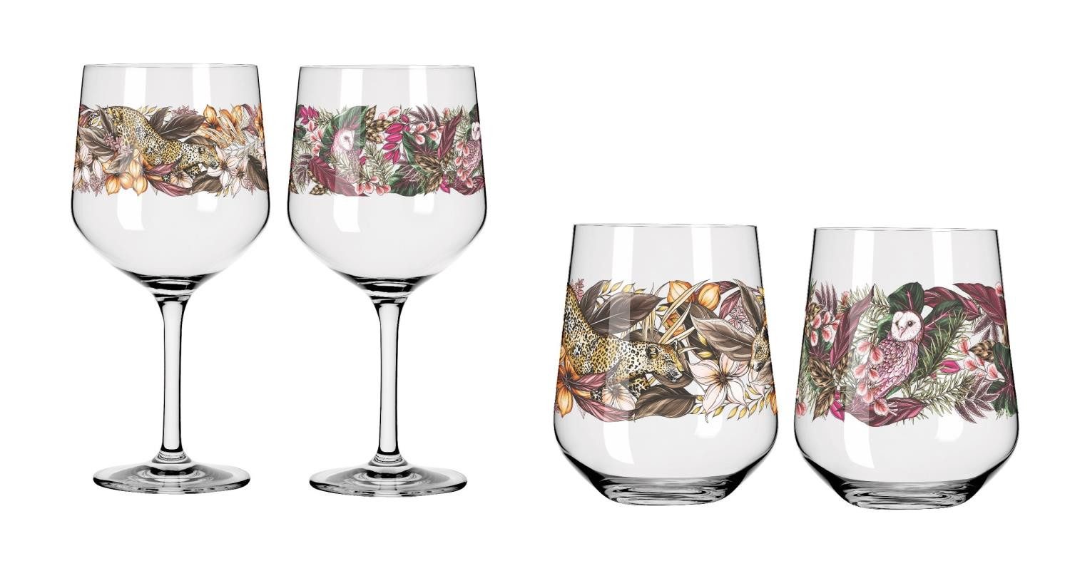 Cocktailglas Schattenfauna