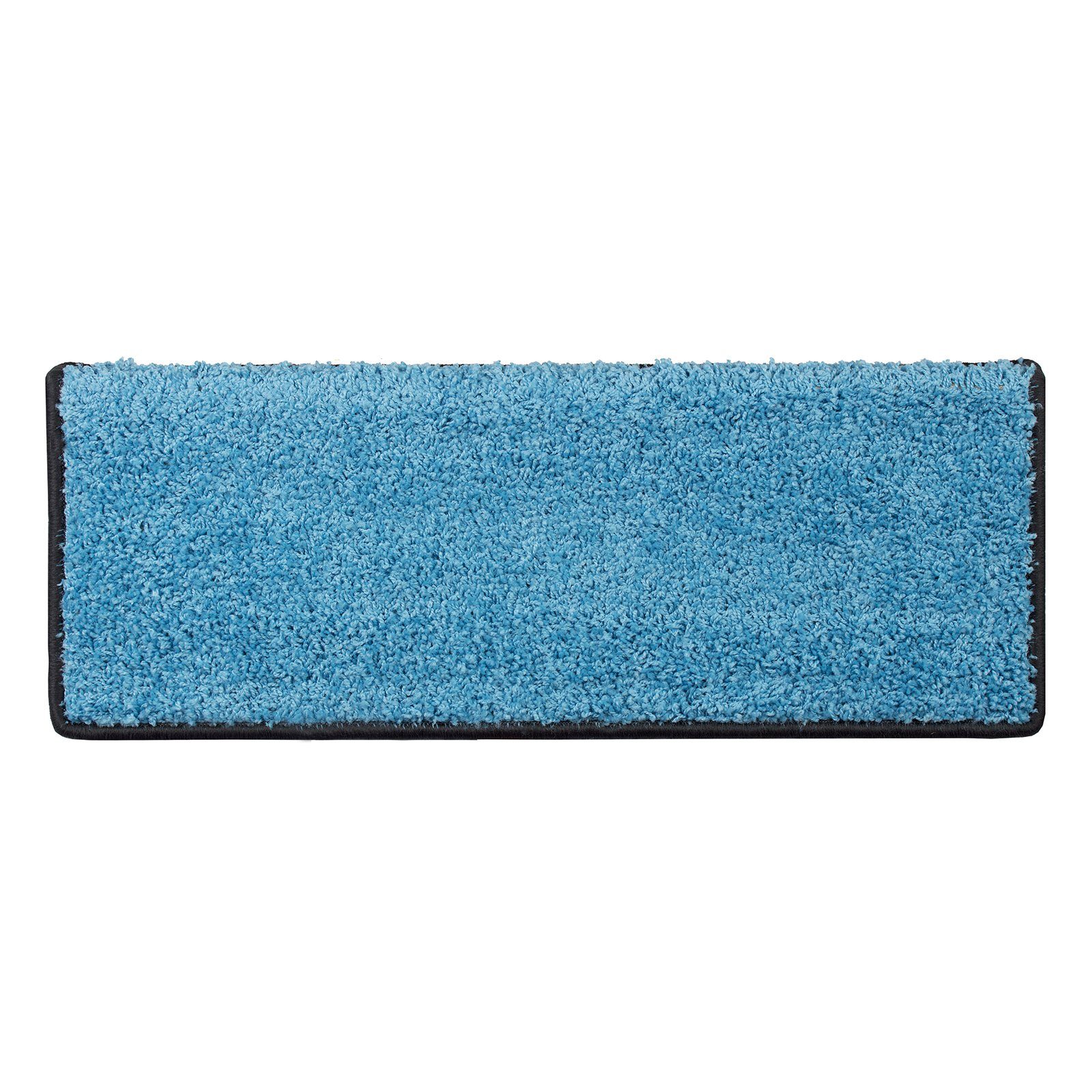 Karat Stufenmatte Shaggy-Stufenmatte Madrid, Treppenschoner, 16 Farben, 2 Varianten, Rechteckig