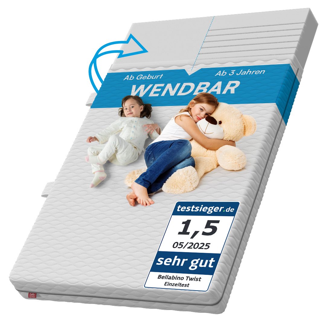 Kindermatratze Twist, Bellabino, 15 cm hoch, günstig online kaufen