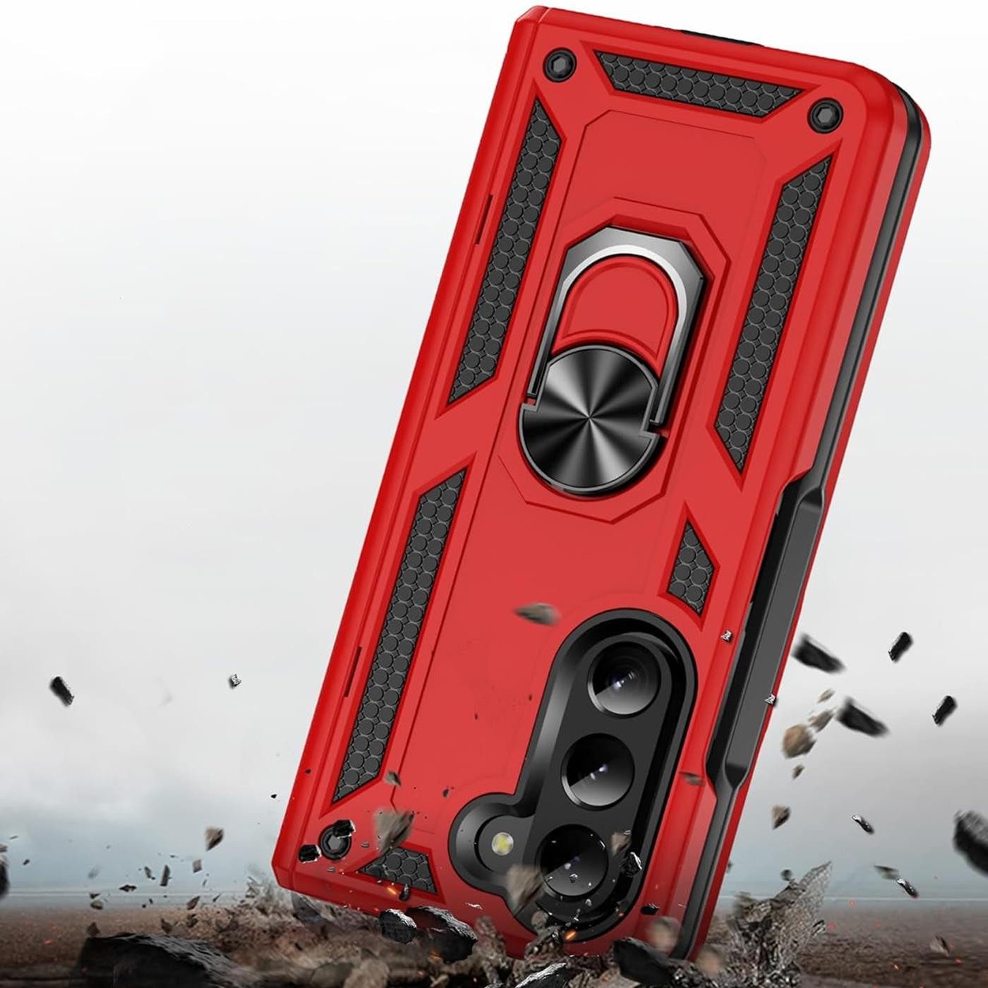CoolGadget Handyhülle Armor Shield Case für Samsung Galaxy Z Fold 6 7,6 Zoll, Outdoor Cover Magnet Ringhalterung Handy Hülle für Galaxy Z Fold 6 5G – Bild 5 von 5