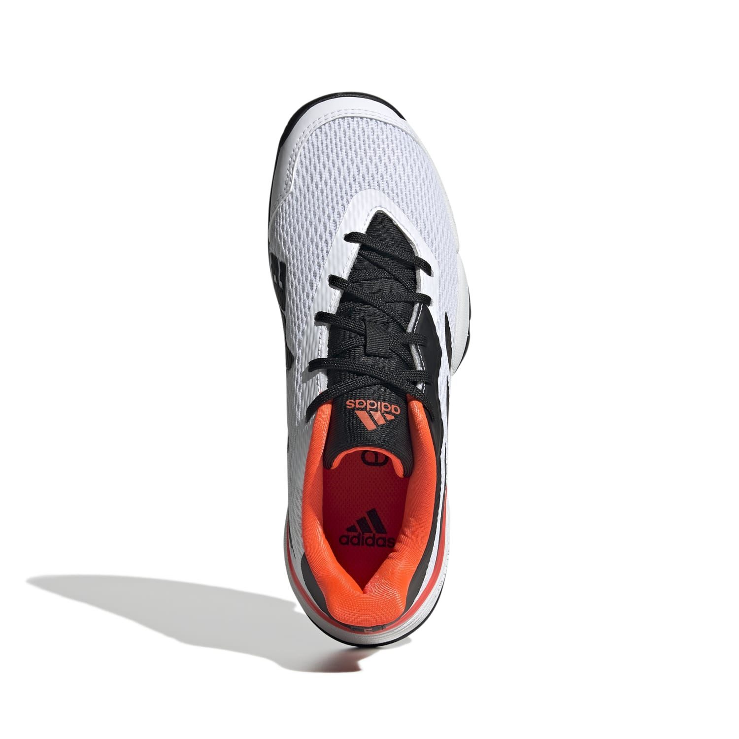 adidas Performance Barricade Allcourt weiss/schwarz Kinder Tennisschuh – Bild 4 von 5