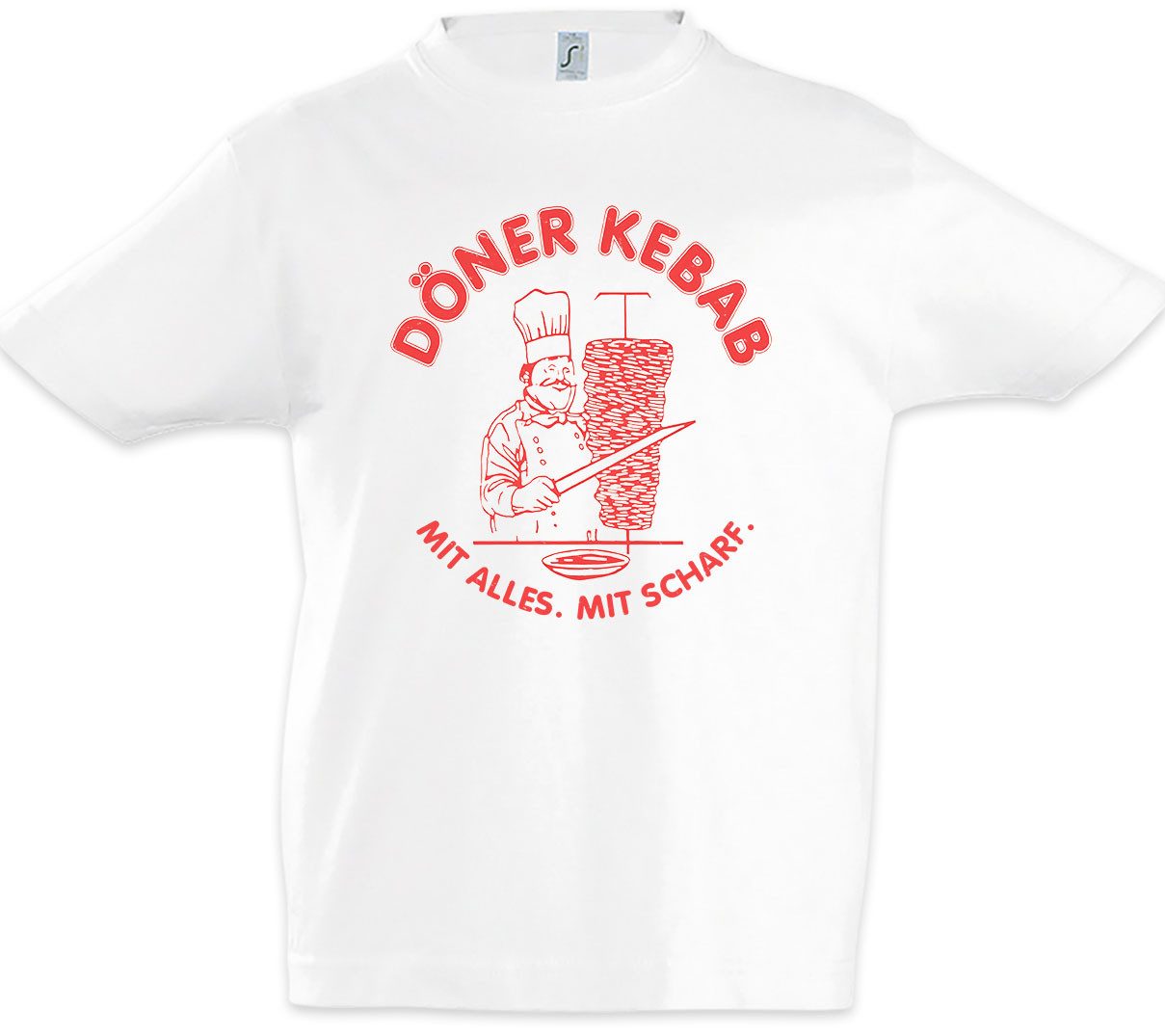 Print-Shirt Döner Kebab B Kinder T-Shirt Ayran Kebab Dönerladen Türkei Spaß Gang