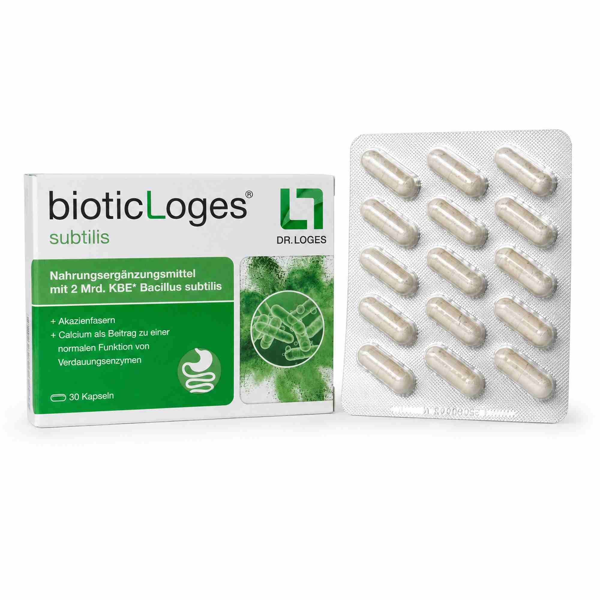 Dr. Loges® Dr. Loges BIOTICLOGES subtilis Kapseln 30 Kapseln Kapseln