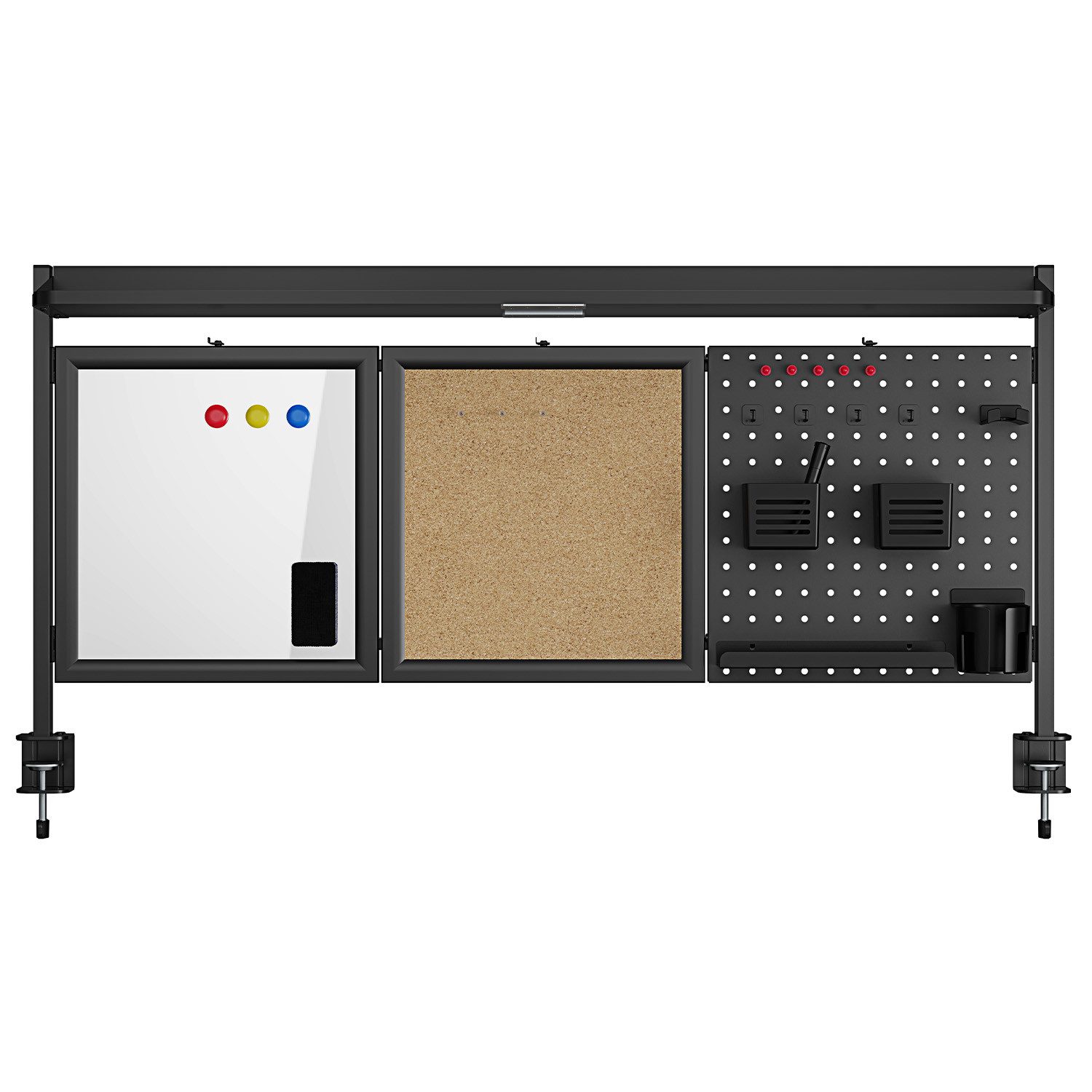 Ergo Office Tafel ER-300 Schreibtisch-Organizer mit Korkplatte und Magnetplatte, Schreibtischteiler/Organizer + Weiteres Zubehör – Bild 5 von 5