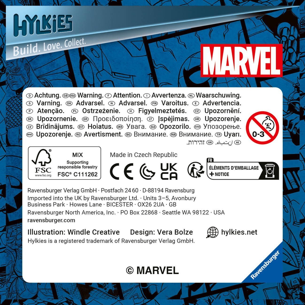 Ravensburger Puzzle 54 Teile 3D Puzzle Marvel Captain Marvel 12001156, Puzzleteile