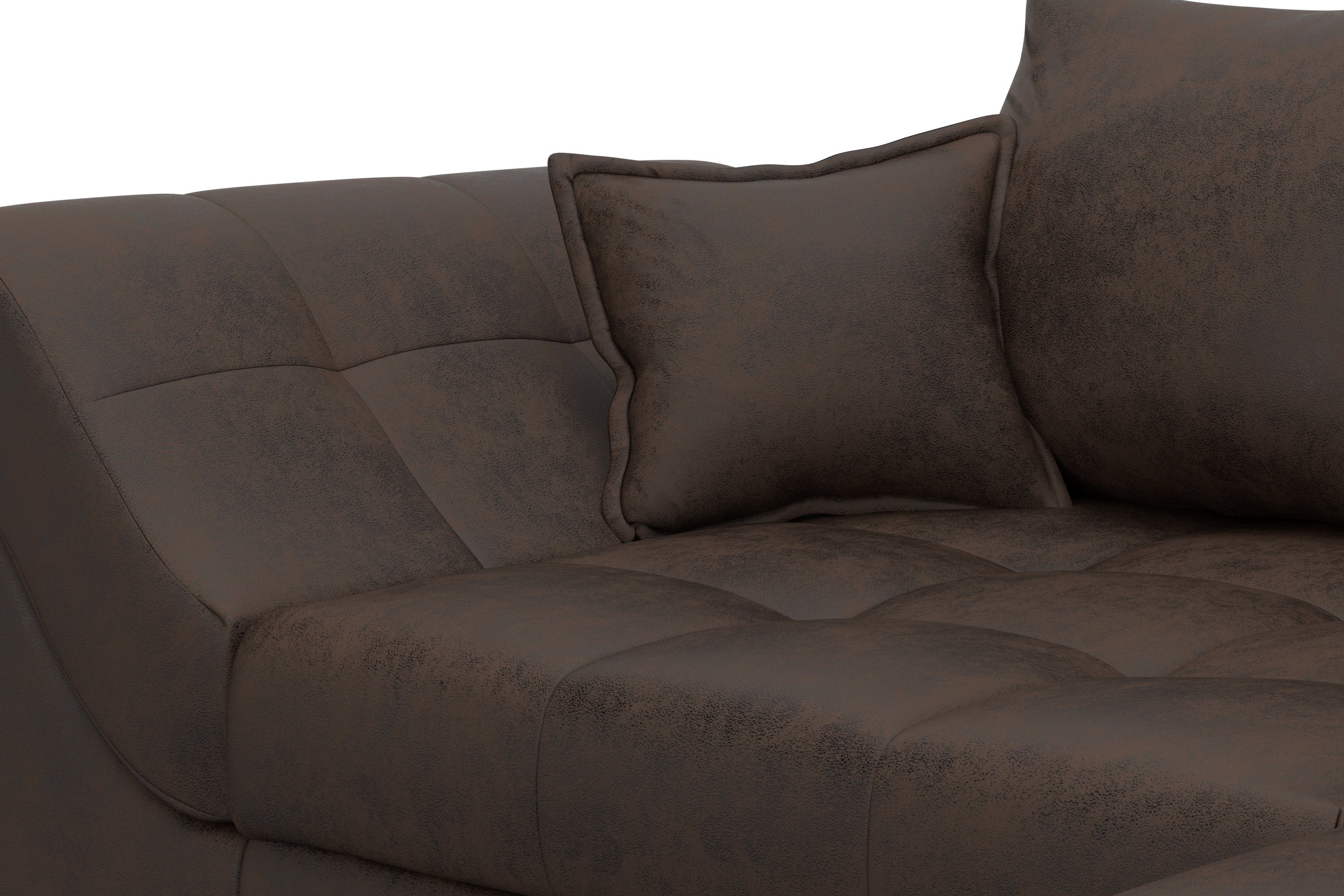 Joseli, inklusive montierbar COLLECTION Recamiere Ecksofa Federkern, rechts links oder AB