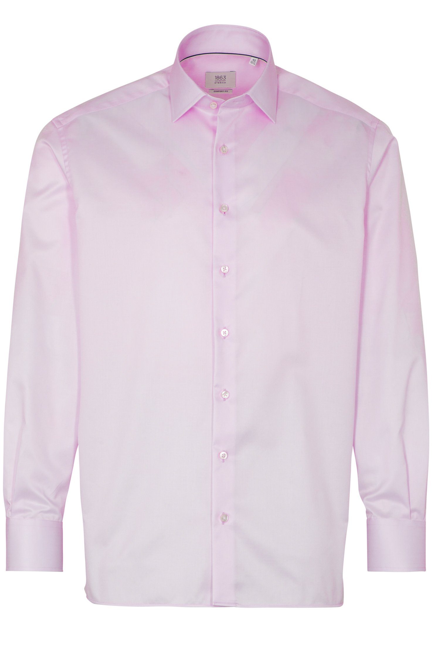 FIT COMFORT Eterna Langarmhemd rosa