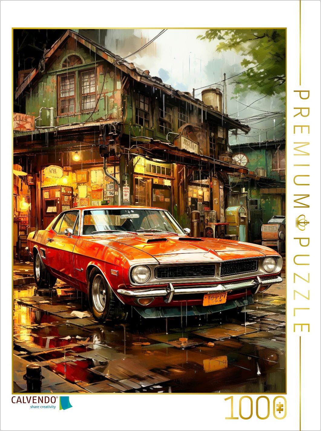 Puzzle CALVENDO Puzzle Oldtimer, 1000 Teile Lege-Größe 64x48cm Foto-Puzzle f