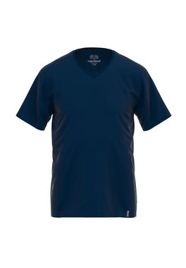 CECEBA V-Shirt 30893 (3er Vorteilspack) in reiner natürlicher Baumwoll-Qualität