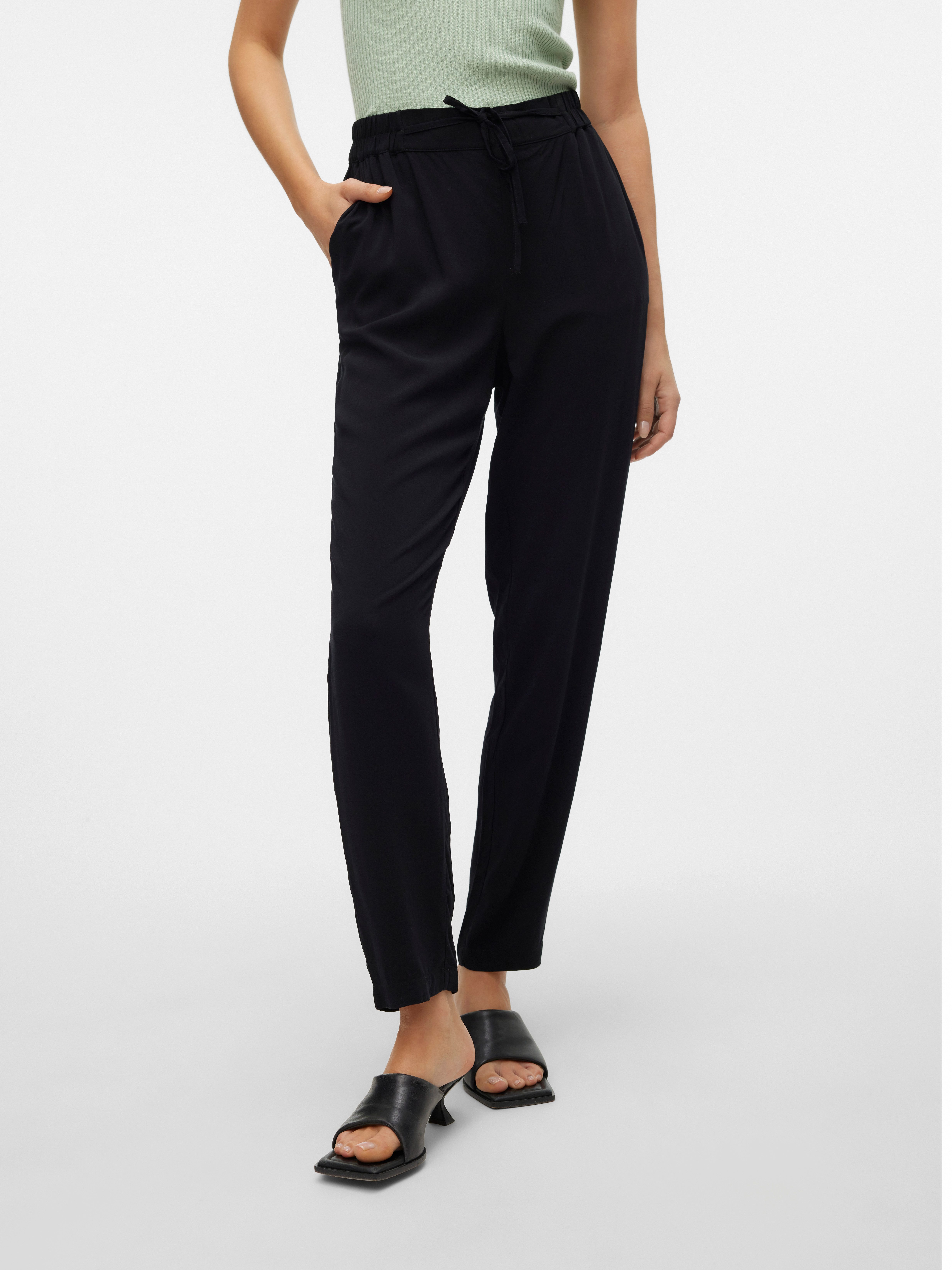 Vero Moda Schlupfhose VMEASY JOY NW LOOSE PANTS WVN GA Viskose, loose fit