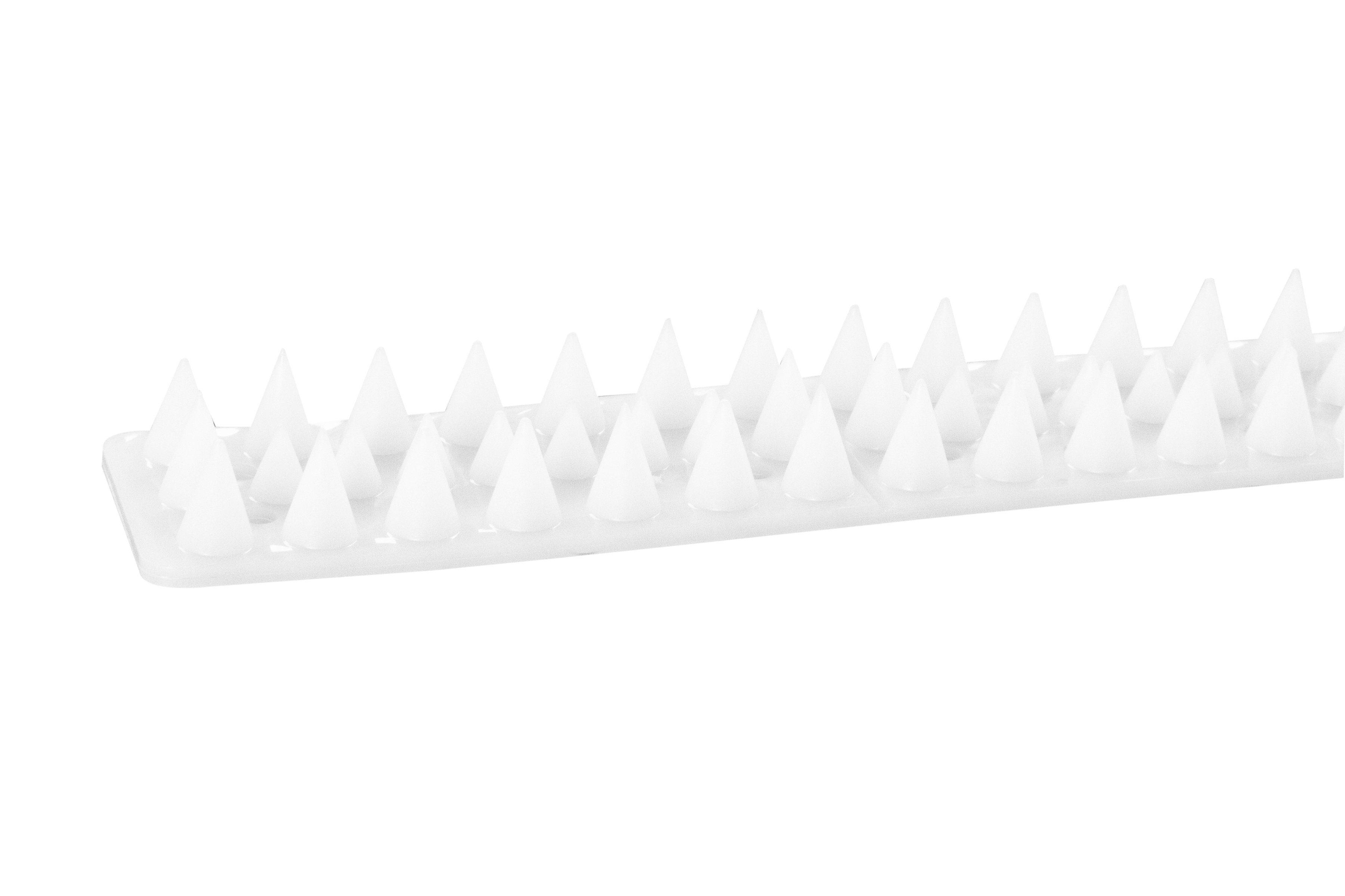 SCHELLENBERG Taubenspikes Taubenabwehr-Set Standard, 49x4,3x2 cm, Vogelabwehr unauffällig durch semi-transparentes Material
