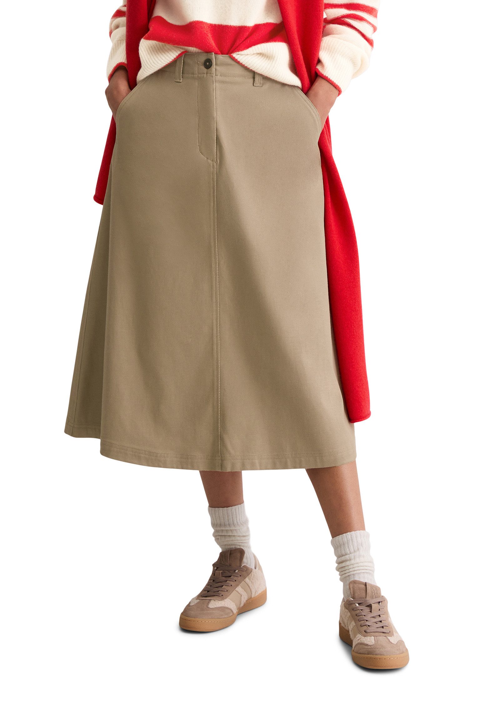 Marc O'Polo Webrock aus Organic Cotton-Lyocell-Stretch