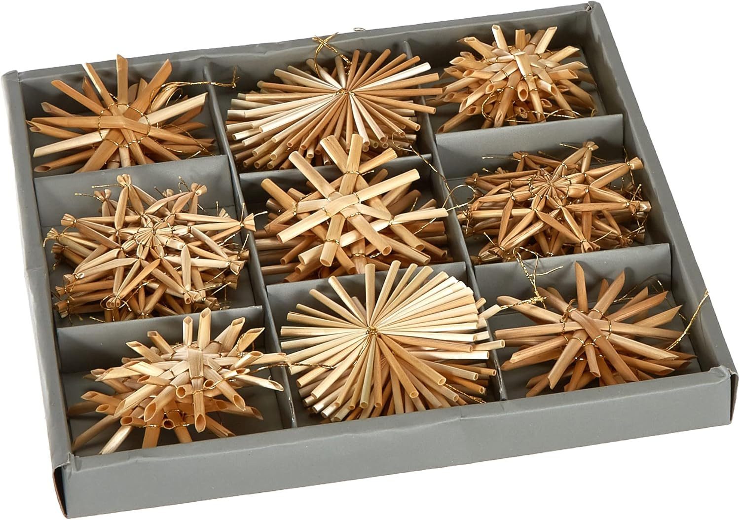 RIFFELMACHER & WEINBERGER Christbaumschmuck Strohsterne 30teilig 6cm günstig online kaufen