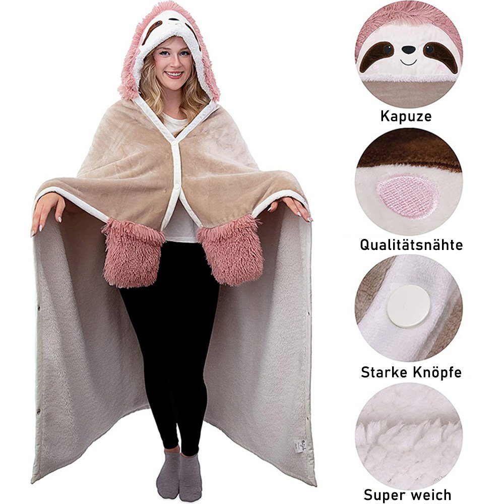 Wohndecke Faultier Decke, Weich und bequem günstig online kaufen