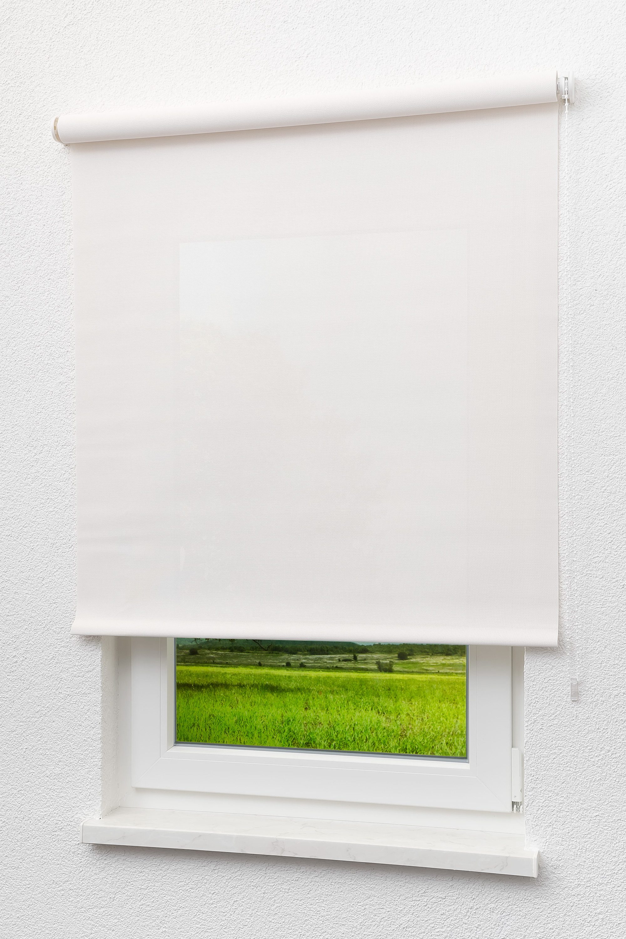 Rollo Qualitätsrollo Screen Rohweiß, LYSEL®, transparent, HxB 190x63cm