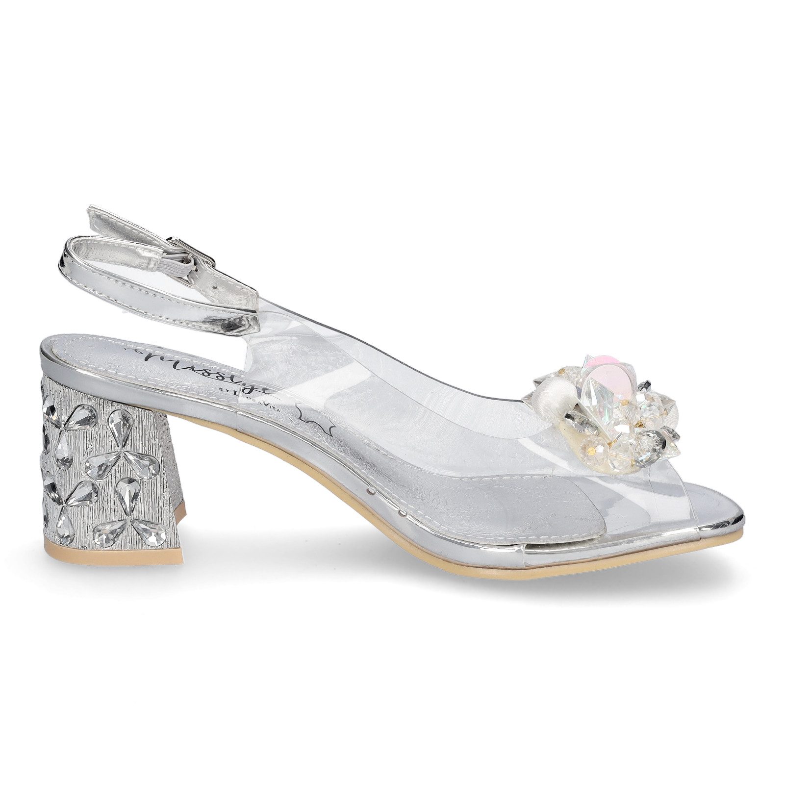 LAURA VITA Laura Vita Damen Sandalette silber Sandale – Bild 4 von 5