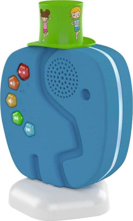 für TechniSat Kinder, Nachtlicht) Lautsprecher Blau Technifant Audioplayer (Bluetooth, mit