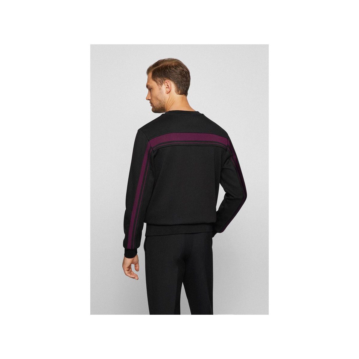 fit V-Ausschnitt-Pullover (1-tlg) schwarz HUGO regular