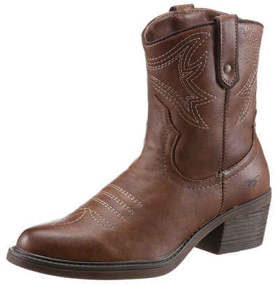 Mustang Shoes Cowboy Сапогиette in Used-Optik